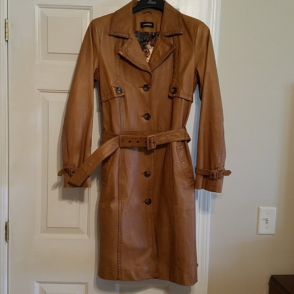 Danier leather trench coat - small - Picture 2 of 11